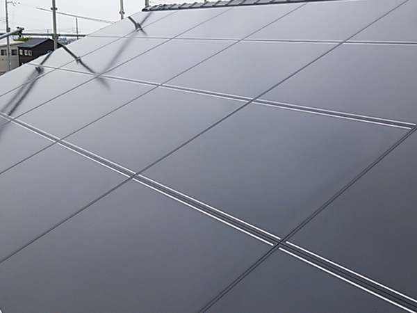 太陽光発電 完成